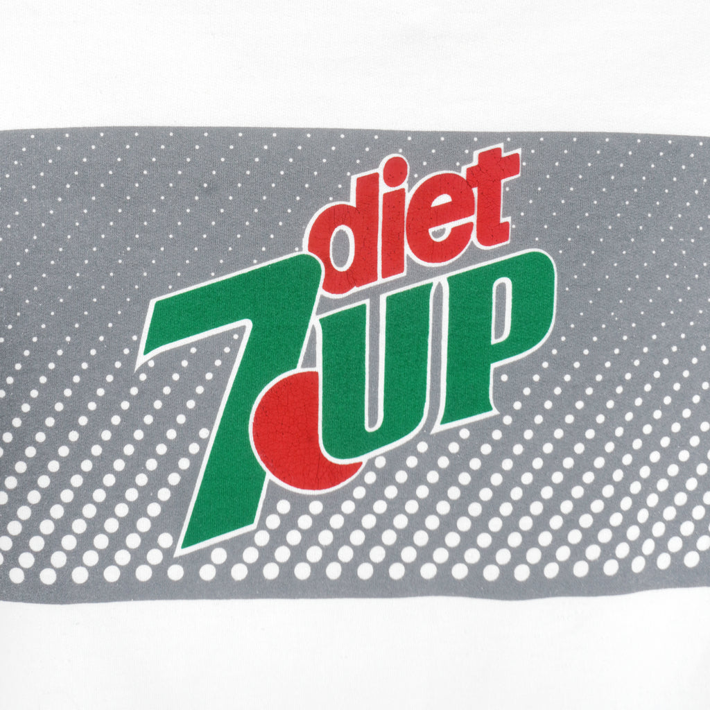 Vintage - Diet 7Up Crew Neck Sweatshirt 1990s X-Large Vintage Retro