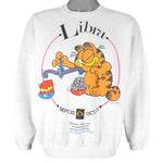 Vintage (Garfield) - Libra Balance & Harmony Dessert Sweatshirt 1980s Small