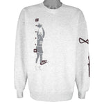 Nike - Michael Jordan No. 23 Grey Tag Crew Neck Sweatshirt 1990s X-Large