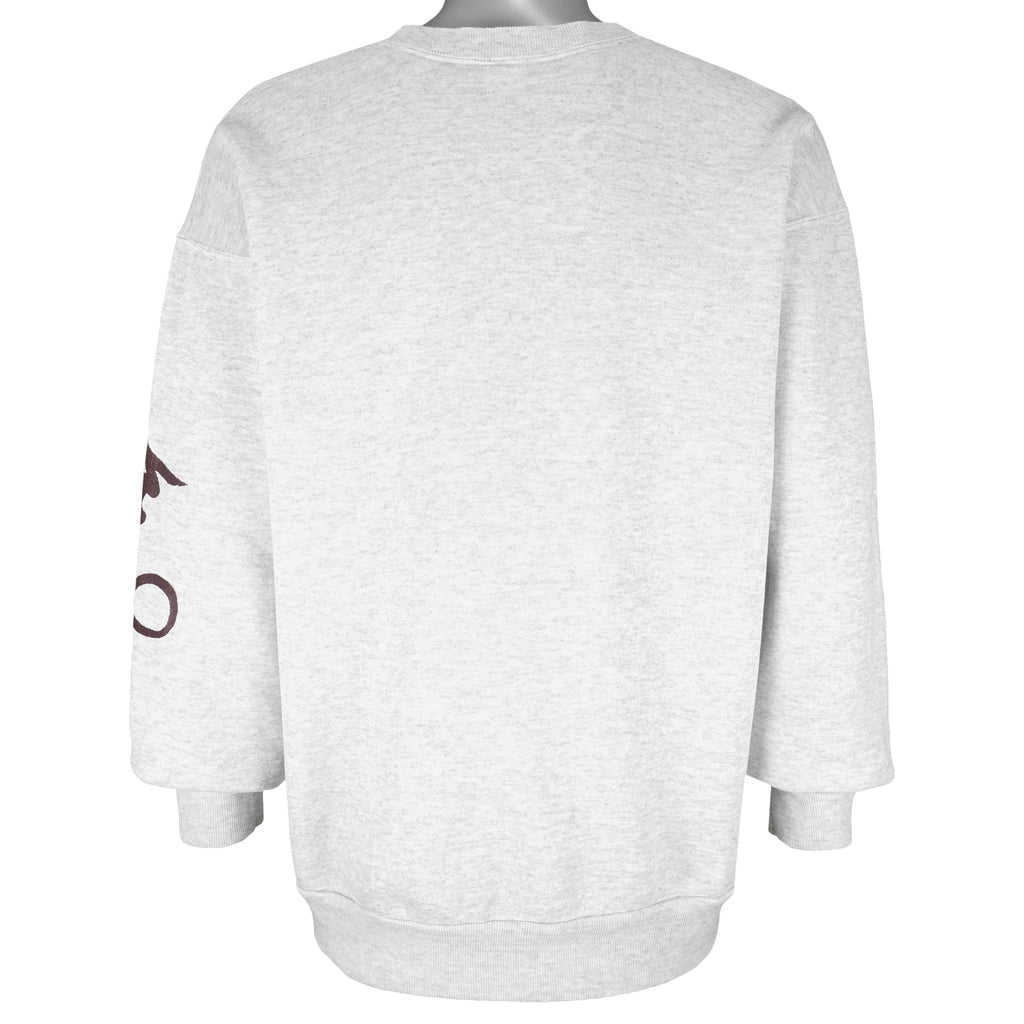 Nike - Michael Jordan No. 23 Grey Tag Crew Neck Sweatshirt 1990s X-Large Vintage Retro Basketball