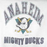 NHL - Anaheim Mighty Ducks Crew Neck Sweatshirt 1990s Large Vintage Retro Hockey
