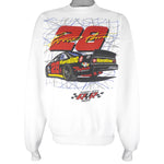 NASCAR (Hanes) - Ernie Irvan #28 Racing Crew Neck Sweatshirt 1990s XX-Large