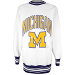 NCAA (Logo 7) - Michigan Wolverines Crew Neck Sweatshirt 1990s X-Large Vintage Retro Football College