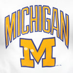 NCAA (Logo 7) - Michigan Wolverines Crew Neck Sweatshirt 1990s X-Large Vintage Retro Football College