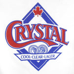 Vintage - Crystal Cool Clear Lager Beer Crew Neck Sweatshirt 1990s X-Large Vintage Retro