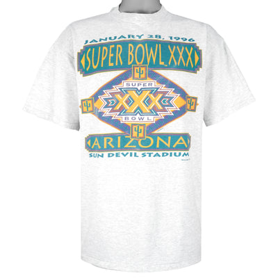 NFL (Logo 7) - Super Bowl 30th Champion Arizona T-Shirt 1996 X-Large