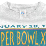 NFL (Logo 7) - Super Bowl 30th Champion Arizona T-Shirt 1996 X-Large Vintage Retro Football
