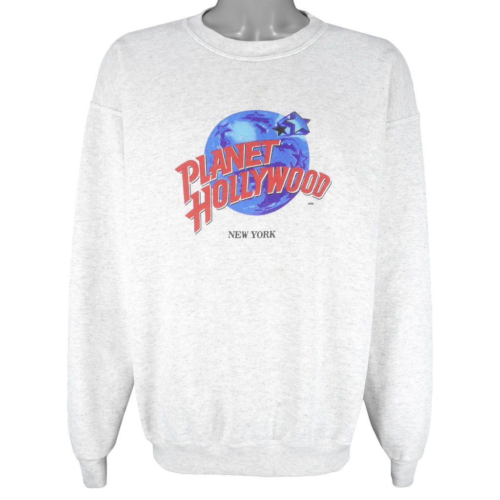 Vintage - Planet Hollywood, New York Crew Neck Sweatshirt 1990s X-Large Vintage Retro