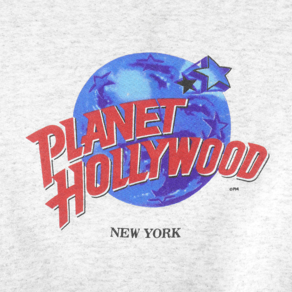 Vintage - Planet Hollywood, New York Crew Neck Sweatshirt 1990s X-Large Vintage Retro