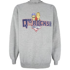Vintage (Logo 7) - The Bob & Tom Rocks Indy Caricature Sweatshirt 1990s XX-Large Vintage Retro