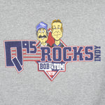 Vintage (Logo 7) - The Bob & Tom Rocks Indy Caricature Sweatshirt 1990s XX-Large Vintage Retro