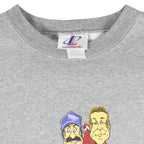 Vintage (Logo 7) - The Bob & Tom Rocks Indy Caricature Sweatshirt 1990s XX-Large Vintage Retro