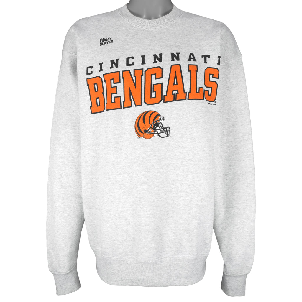 NFL (Pro Player) - Cincinnati Bengals Crew Neck Sweatshirt 1996 X-Large Vintage Retro Football