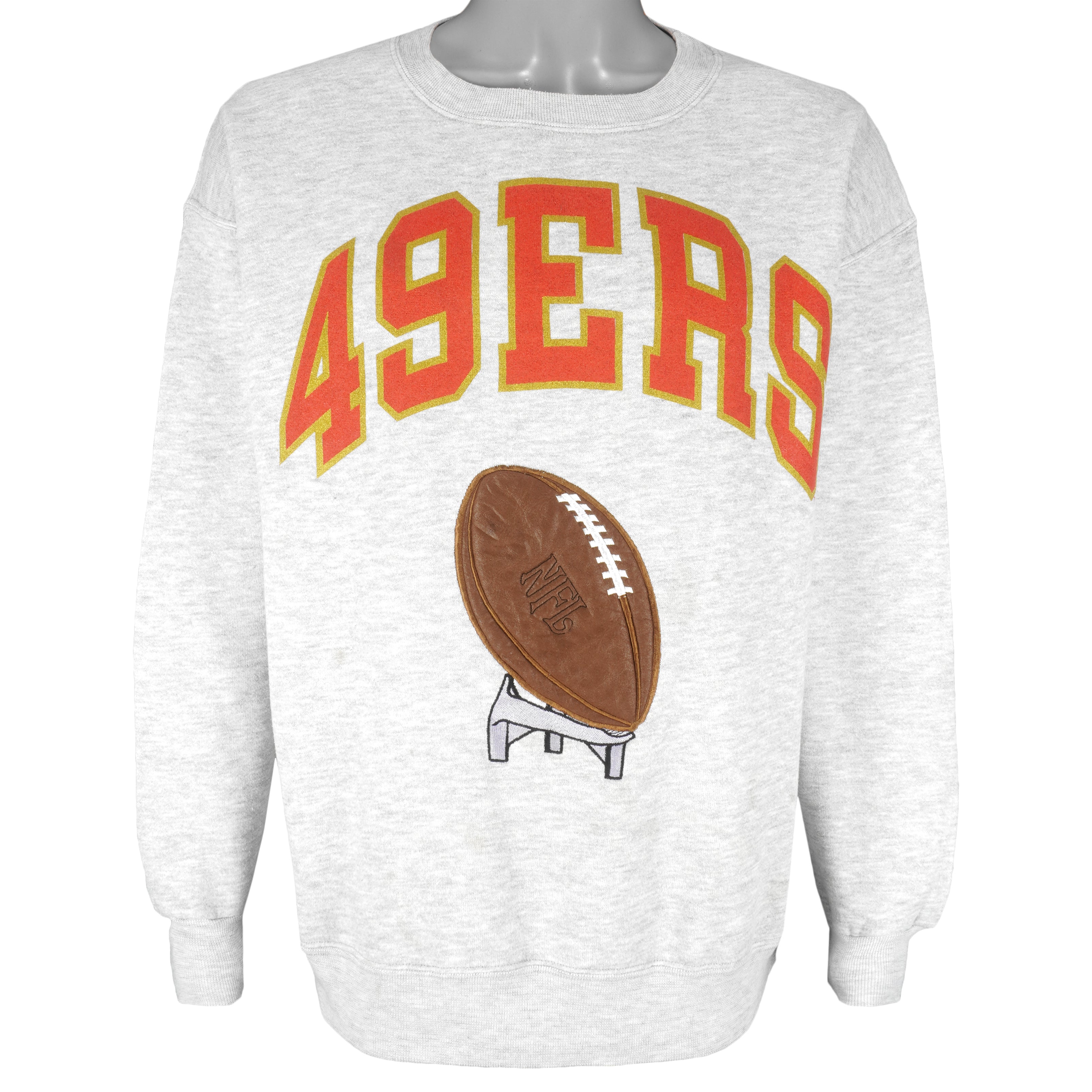 NFL - San Francisco 49ers Crew Neck Sweatshirt 1990s Large Vintage Retro Football