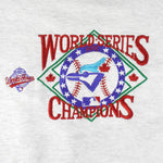 MLB (Kalson) - Toronto Blue Jays Embroidered Sweatshirt 1990s X-Large Vintage Retro Baseball