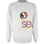 NCAA (Soffe Heavy Sweats) - Florida State Seminoles Crew Neck Sweatshirt 1990s X-Large Vintage Retro Football College