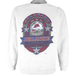 NHL (Tultex) - Colorado Avalanche Crew Neck Sweatshirt 1990s Large