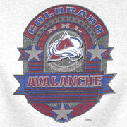 NHL (Tultex) - Colorado Avalanche Crew Neck Sweatshirt 1990s Large Vintage Retro Hockey