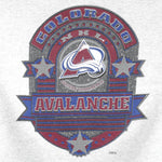 NHL (Tultex) - Colorado Avalanche Crew Neck Sweatshirt 1990s Large Vintage Retro Hockey