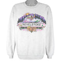 Vintage (Gildan) - Revelstoke Ski Powder Canada Crew Neck Sweatshirt Large Vintage Retro