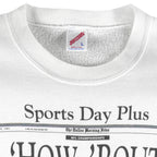NFL (Front Pages) - Dallas Cowboys Super Bowl 27th Champions Sweatshirt 1993 Large Vintage Retro Football 