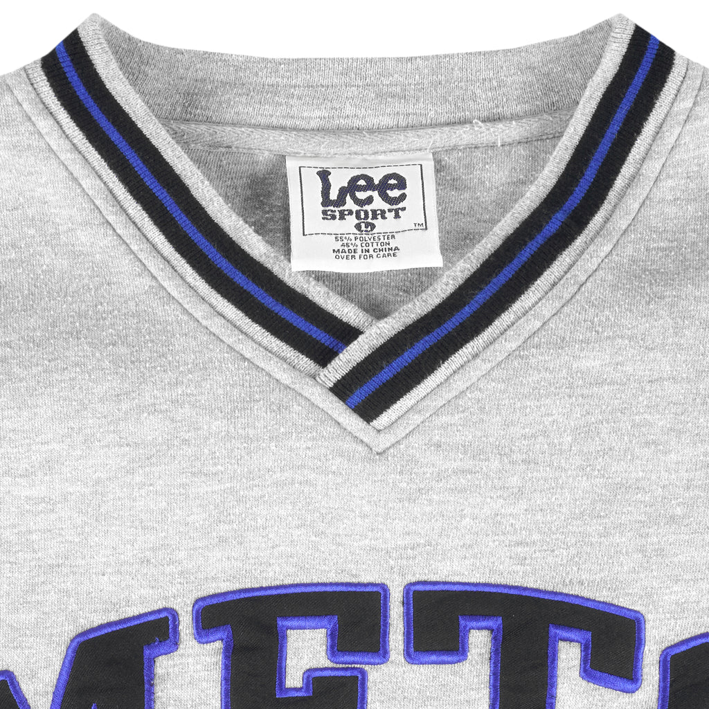 MLB (Lee) - New York Mets Embroidered Crew Neck Sweatshirt 1990s Large Vintage Retro Baseball