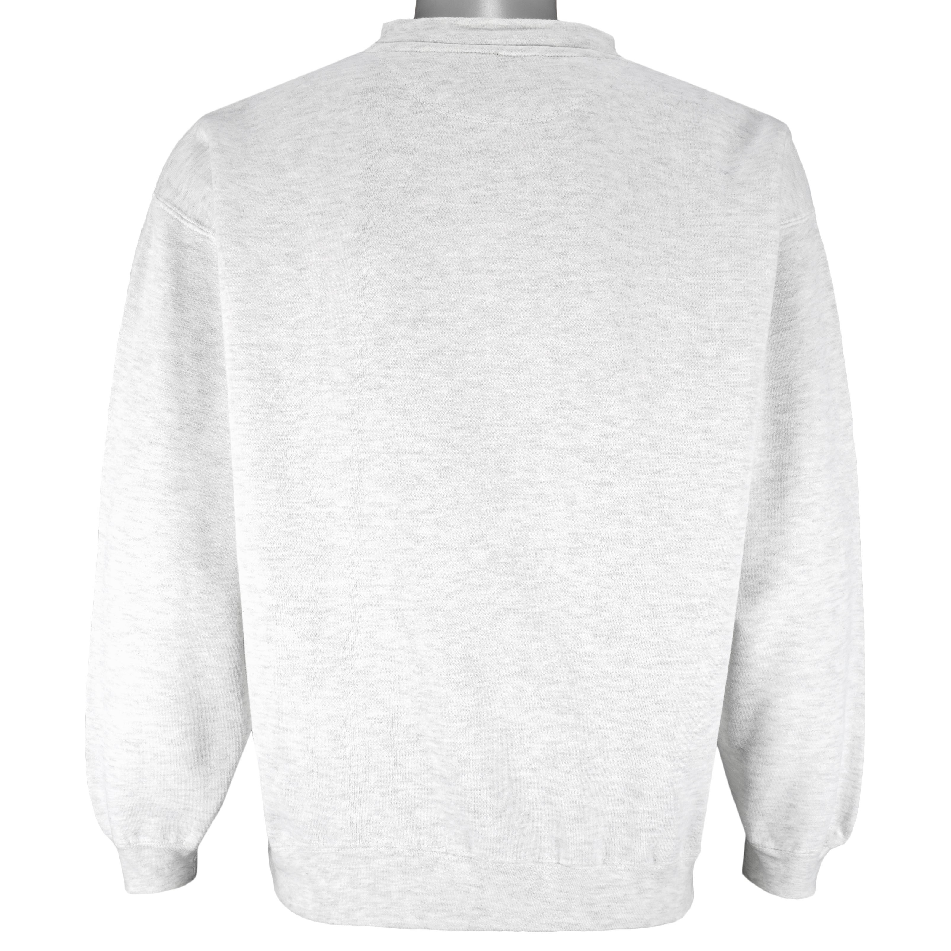 NHL (Ravens) - Montreal Canadiens Crew Neck Sweatshirt 1990s Large Vintage Retro Hockey