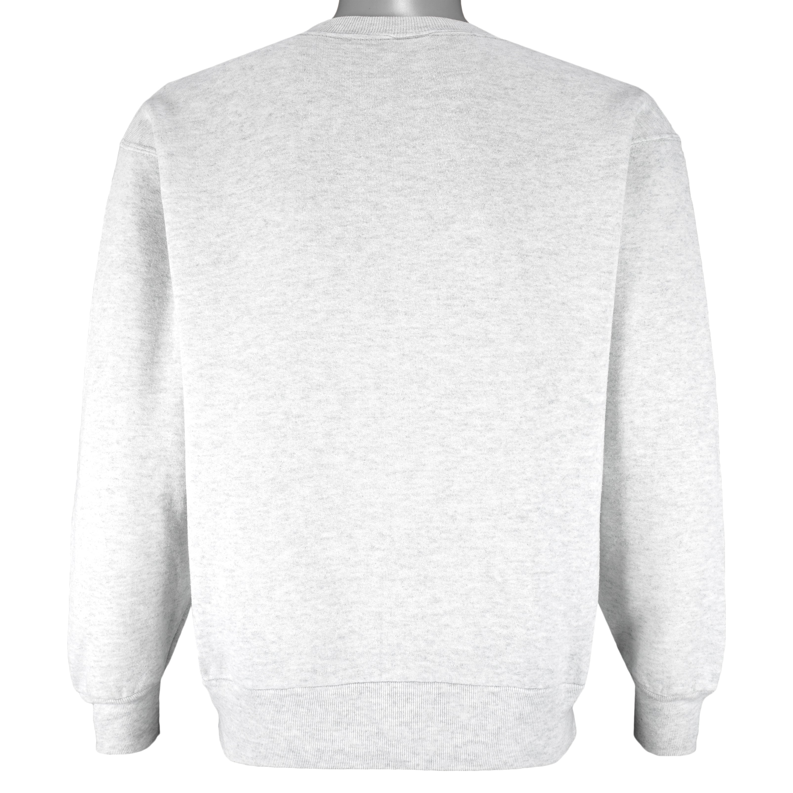 MLB (Nutmeg) - Blue Jays VS Braves Crew Neck Sweatshirt 1992 Medium Vintage Retro Baseball