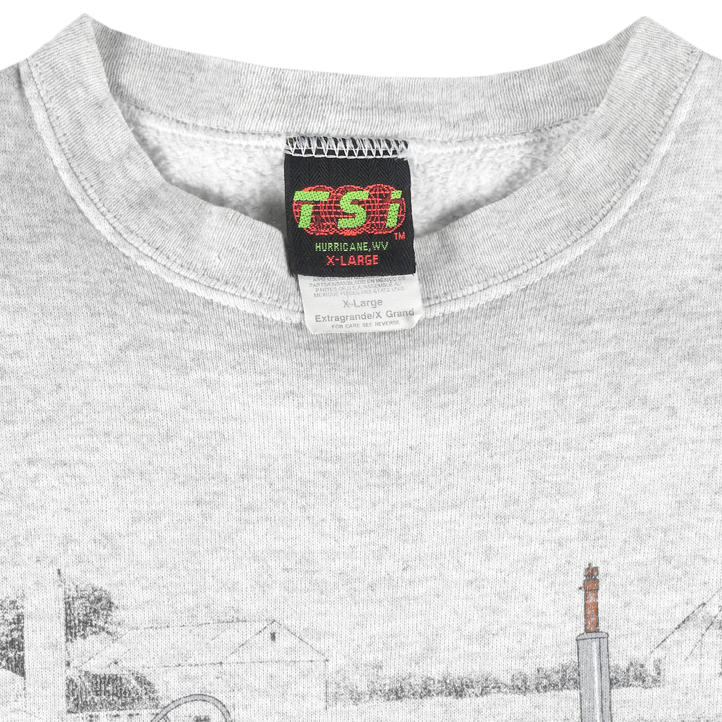 Vintage (TSI) - Oliver Farming Tractor Crew Neck Sweatshirt 1990s X-Large Vintage Retro