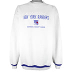 NHL (Logo Athletic) - New York Rangers Embroidered Crew Neck Sweatshirt 1990s XX-Large Vintage Retro Hockey