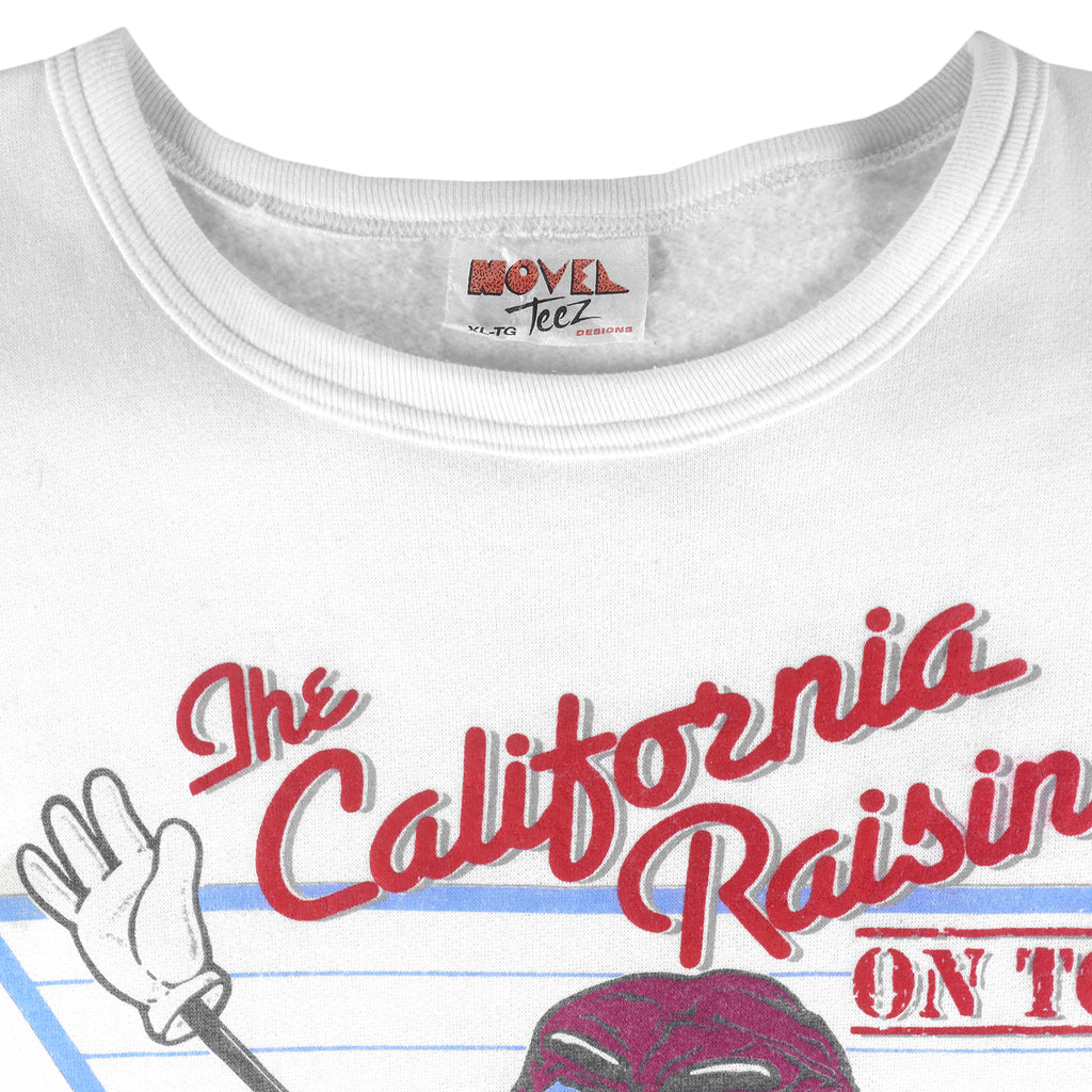 Vintage (Novel Teez) - The California Raisins On Tour Crew Neck Sweatshirt 1987 X-Large Vintage Retro