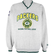 NFL (Lee) - Green Bay Packers Embroidered Crew Neck Sweatshirt 1990s Medium Vintage Retro Football