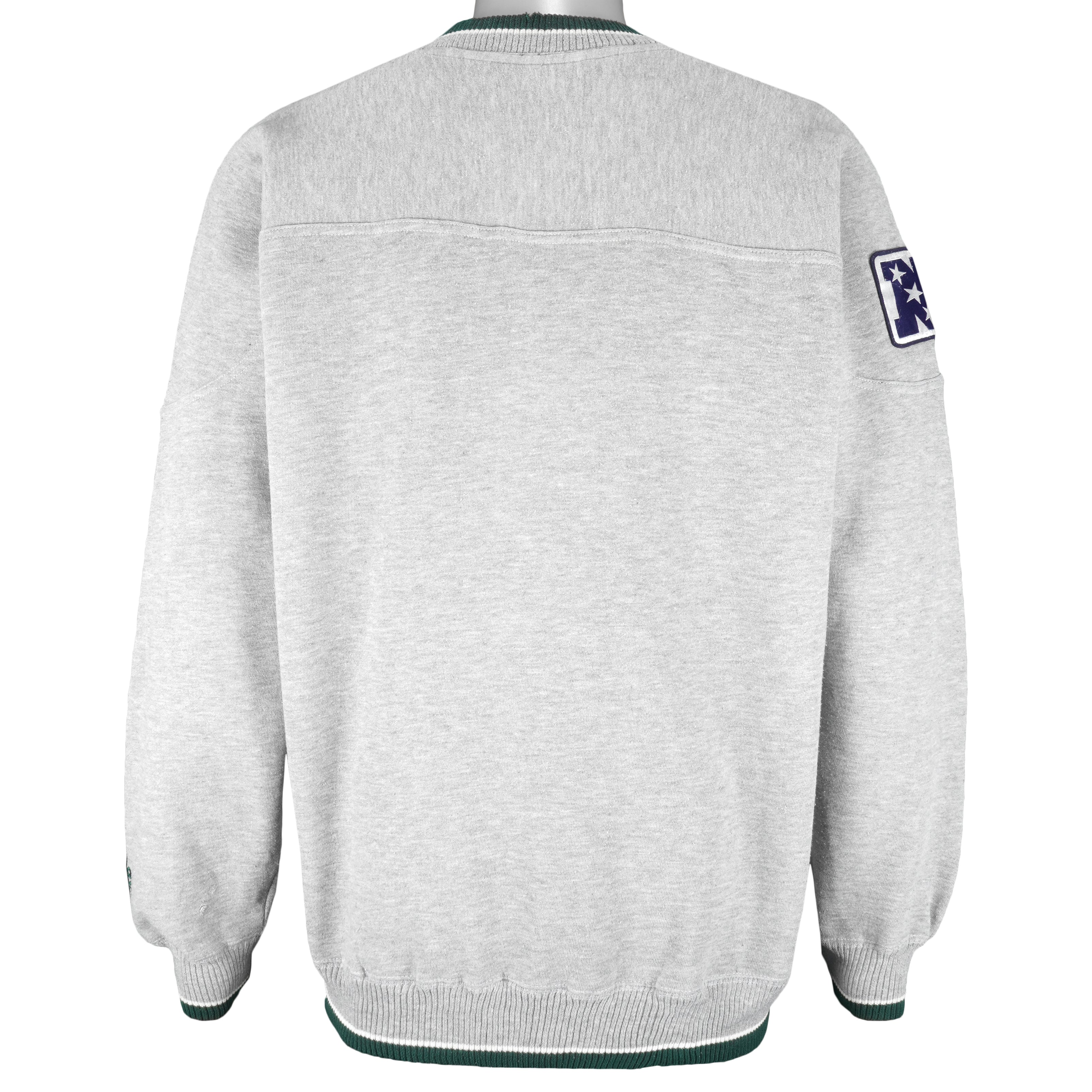 NFL (Lee) - Green Bay Packers Embroidered Crew Neck Sweatshirt 1990s Medium Vintage Retro Football