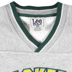 NFL (Lee) - Green Bay Packers Embroidered Crew Neck Sweatshirt 1990s Medium Vintage Retro Football