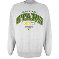 NHL (CCM) - Dallas Stars Crew Neck Sweatshirt 1990s Large vintage Retro Hockey