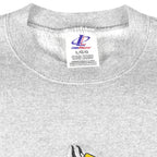 NFL (Logo Athletic) - Minnesota Vikings Embroidered Sweatshirt 1990s Large vintage Retro Football