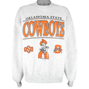 NCAA - Oklahoma State Cowboys Crew Neck Sweatshirt 1990s XX-Large Vintage Retro Football College