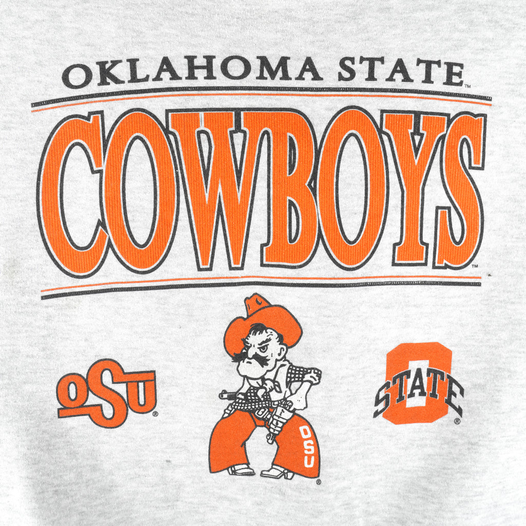 NCAA - Oklahoma State Cowboys Crew Neck Sweatshirt 1990s XX-Large Vintage Retro Football College