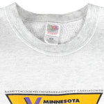 Vintage - Minnesota Vikings Arctic Blast 2 Snowmobiles Sweatshirt 1990s X-Large Vintage Retro