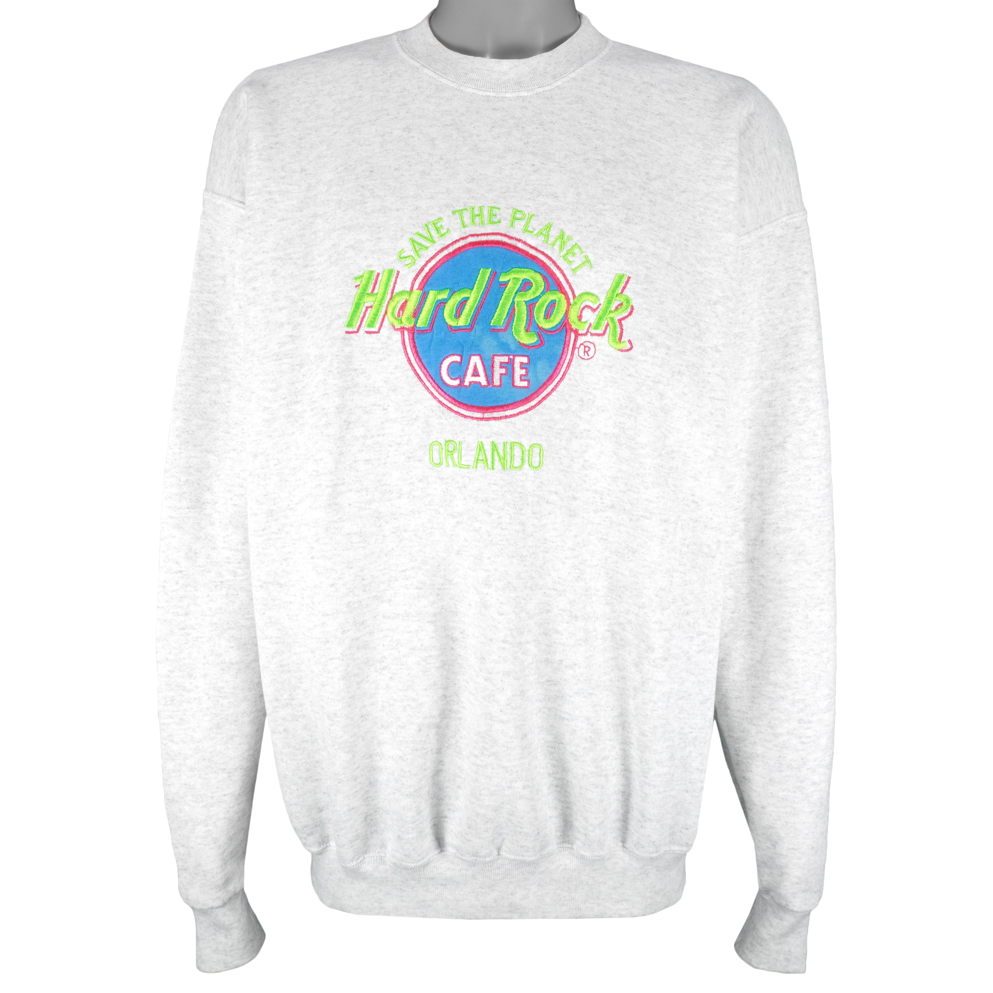 Vintage Santee Hard Rock Cafe Orlando Crew Neck Sweatshirt