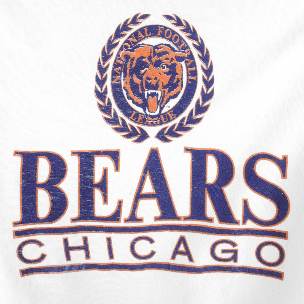 NFL (Logo 7) - Chicago Bears Crew Neck Sweatshirt 1990 X-Large Vintage Retro Football
