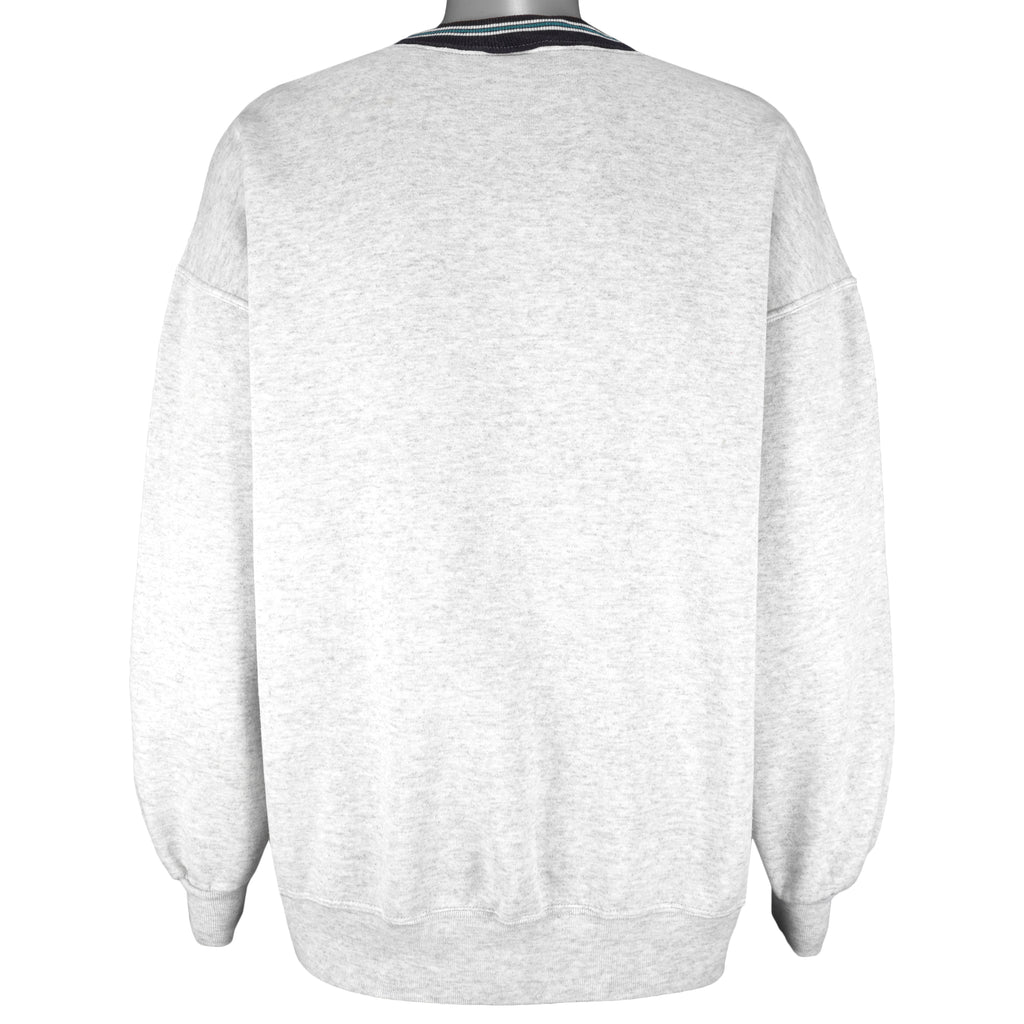 NHL (Nutmeg) - San Jose Sharks Crew Neck Sweatshirt 1992 XX-Large Vintage Retro Hockey