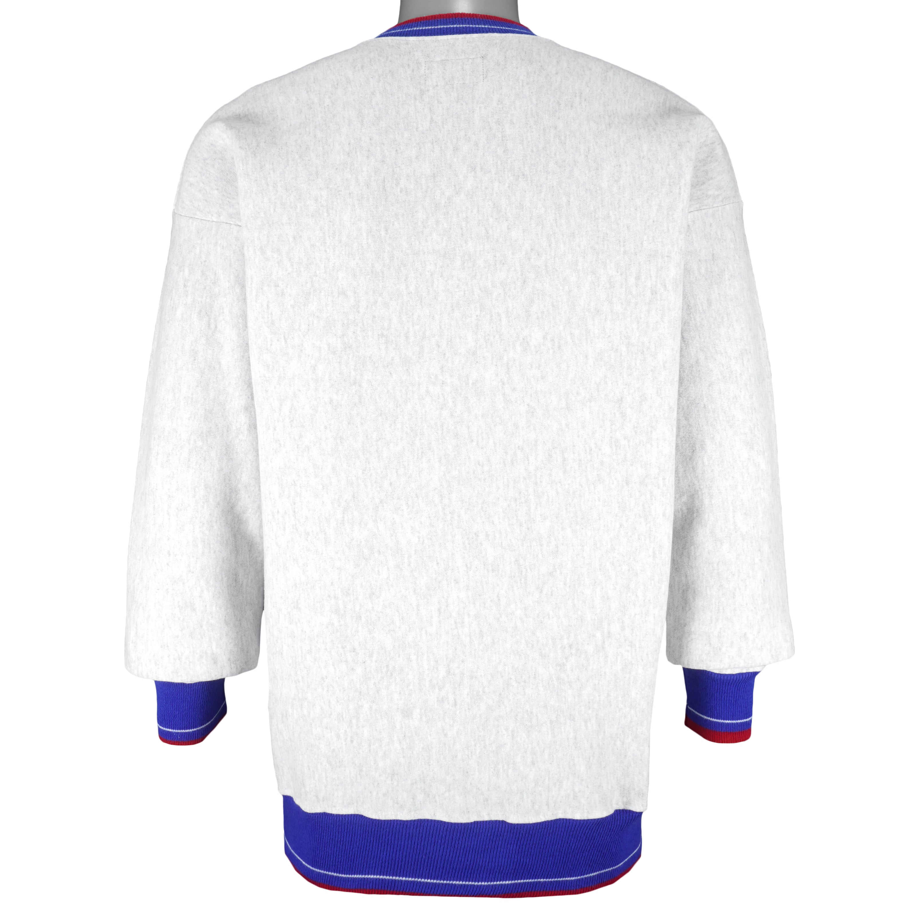 NFL (Legends) - Buffalo Bills Embroidered Crew Neck Sweatshirt 1990s Medium Vintage Retro Football