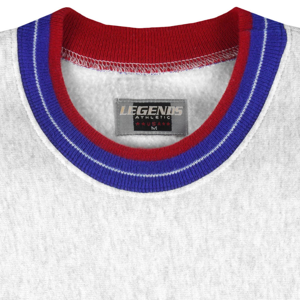 NFL (Legends) - Buffalo Bills Embroidered Crew Neck Sweatshirt 1990s Medium Vintage Retro Football