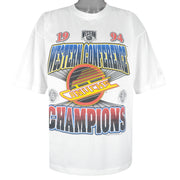 NHL (Softwear) - Vancouver Canucks Western Conference Champions T-Shirt 1994 X-Large Vintage Retro Hockey