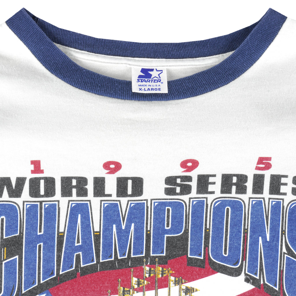 Starter - Atlanta Braves World Series Champions T-Shirt 1995 X-Large vintage Retro Baseball