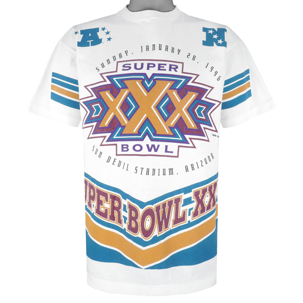 NFL - Super Bowl 30th Sun Devil Stadium Arizona T-Shirt 1996 Large