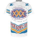 NFL - Super Bowl 30th Sun Devil Stadium Arizona T-Shirt 1996 Large