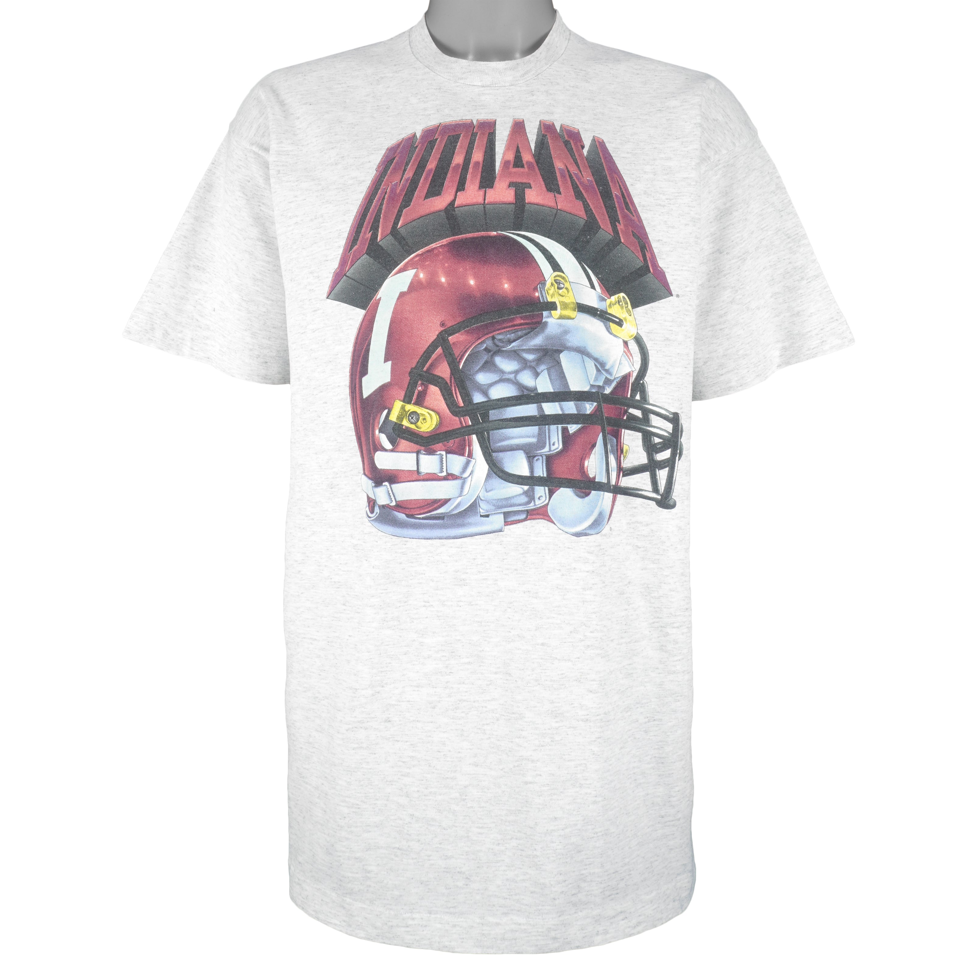 NCAA (Salem) - Indiana Hoosiers Helmet Single Stitch T-Shirt 1990s X-Large Vintage Retro Football College