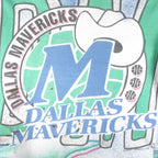 NBA (Magic Johnson T's) - Dallas Mavericks All Over Print 1990s Large